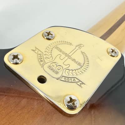 2014 Fender 60th Anniversary Commemorative American Stratocaster – 2 Tone Sunburst image 10