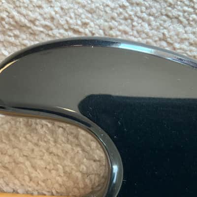 F-Style Bullet H-2 Fender Copy 1980s Metallic Black with Black Hardware image 3