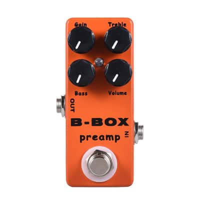 Mosky Audio B-Box Preamp Overdrive + PDC 3 Cable Guitar Effect Pedal True Bypass image 5
