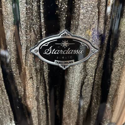 Tama Starclassic Walnut Birch 16” floor tom Black Clouds and Silver Lining 16x14 image 2