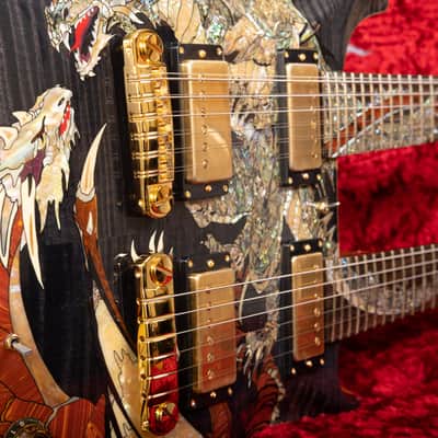 PRS Paul Reed Smith 20th Anniversary Double Neck Dragon 2005 Whale Blue image 19