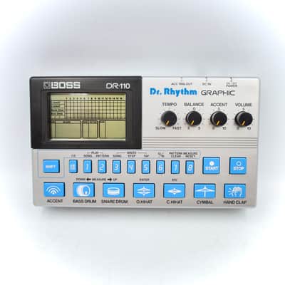 Boss DR-110 Dr. Rhythm 1984 Made in Japan Graphic Drum Machine 414800 image 2