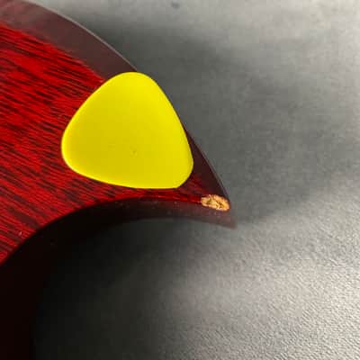 Heerby SG Kasuga MIJ Rare! Neck Thru 1977 Trans Red image 12