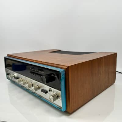 Sansui 5000A AM/FM Tuner Amplifier w/ Wood Cabinet image 6