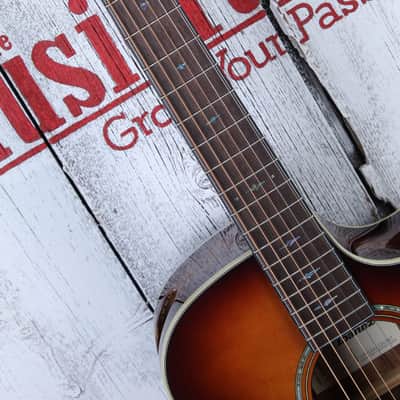Ibanez AE160 Acoustic Electric Guitar Solid Spruce Top Vintage Mahogany Sunburst image 11
