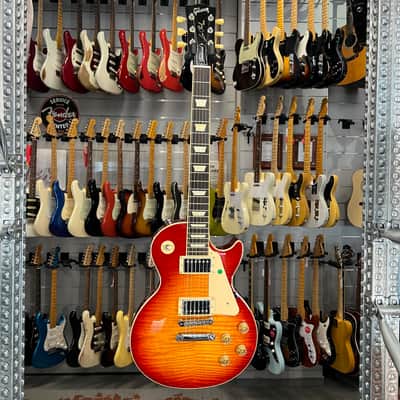 Gibson   Les Paul Traditional Plus 2011 Cherry Sunburst High Flamed Top image 2