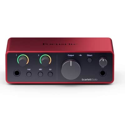 Focusrite Scarlett Solo Studio (4th Gen) USB Audio Recording Bundle image 8