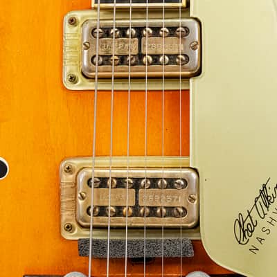 1966 Gretsch 6120 Chet Atkins Nashville Hollow Body Guitar w/ Case Bigsby USA image 15