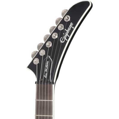 Epiphone Dave Mustaine Flying V Prophecy Electric Guitar - Aged Dark Red Burst image 5