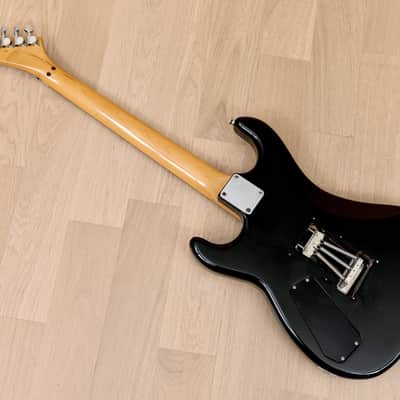 1987 Kramer Focus 1000 Vintage Superstrat Black w/ Floyd Rose