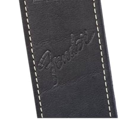 FENDER - Monogrammed Leather Strap  Black  2 - 0990681006 image 2