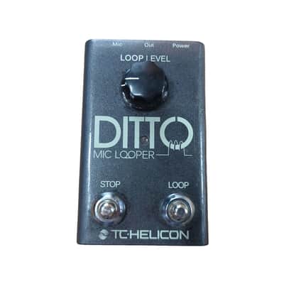 配信機器・PA機器・レコーディング機器 TC HELICON DITTO MIC LOOPER TC Helicon Ditto Mic Looper Pedal | Guitar Center