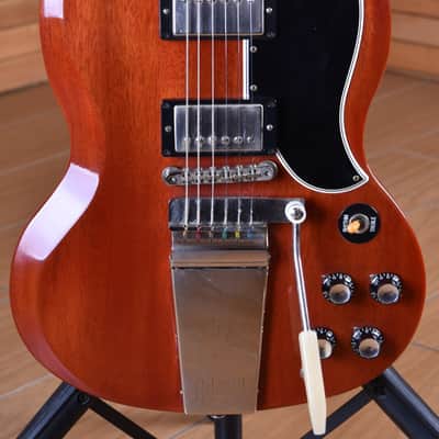 Gibson Custom 1961 Les Paul SG Standard Reissue VOS Maestro Vibrola Cherry Red image 4