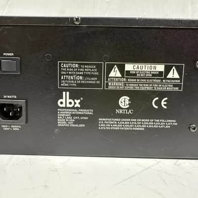 DBX 1231 Graphic Equalizer Dual Band #7079 EQ (THS) image 8