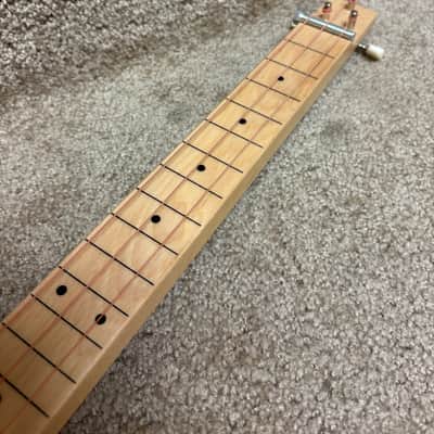 Cigar Box Fretless Electric Guitar image 4