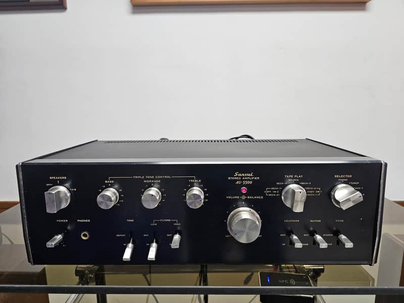 Sansui Au-5500 Stereo Amplifier Serviced in Good Condition