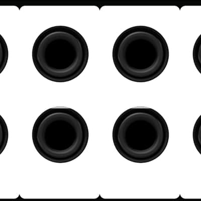5 - Pack Blank Patch Bay Labels Compatible with DBX PB-48 by Trace Audio image 3
