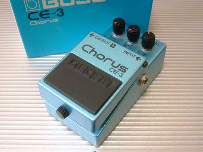 1983 Boss CE-3 Chorus (Black Label) w/ Original Box / MIJ Made in Japan image 1