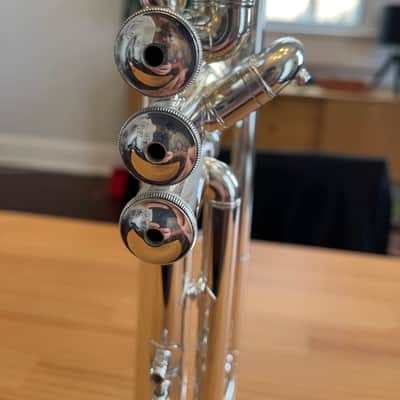 Bach Stradivarius LR180S43 Professional Model Bb Trumpet 1997 - Silver-Plated image 7