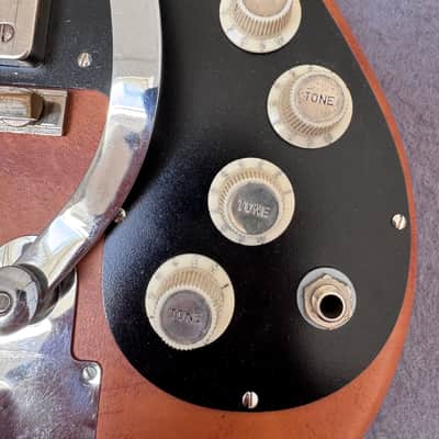 Hofner 173 brown vinyl 1963 OHC - fretjob, pickup rewind & more image 8