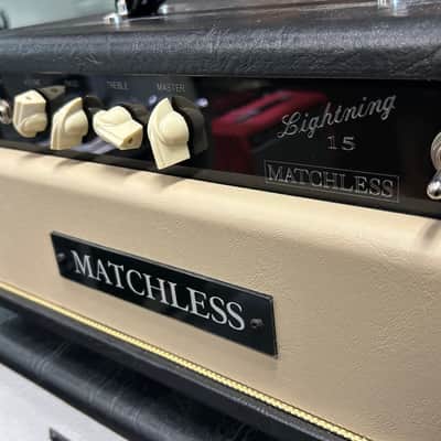 Matchless Lightning 15-Watt Guitar Amp Head & ESS Cabinet 2022 - Black/ Mocha/ White image 13