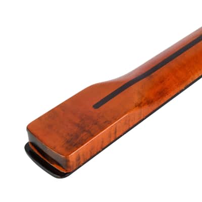 ST Style Guitar Neck, 22 Frets, Rosewood Fingerboard with Bone Nut - Stained Gloss Finish image 8