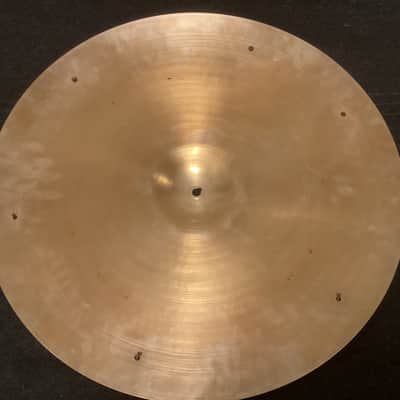 24” Avedis Zildjian Sizzle Ride Cymbal - late 50s / 1950s small stamp - medium 3424 grams image 6