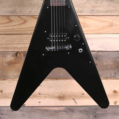 2011 Gibson Melody Maker Flying V Electric Guitar Satin Black w/ Gigbag "Good Condition"