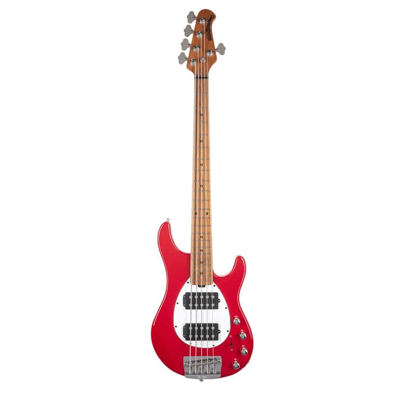 Music Man Sterling 5 Bass - Scarlet Red image 1