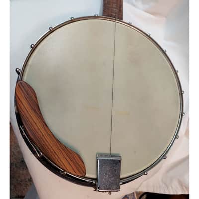Pirles 4-String Tenor Banjo Rare Vintage w/ Original Hard Case Ready to Restore image 11