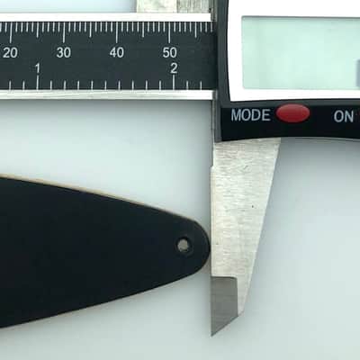 Vintage MIJ? 4-Ply Truss Rod Cover TRC Black image 4