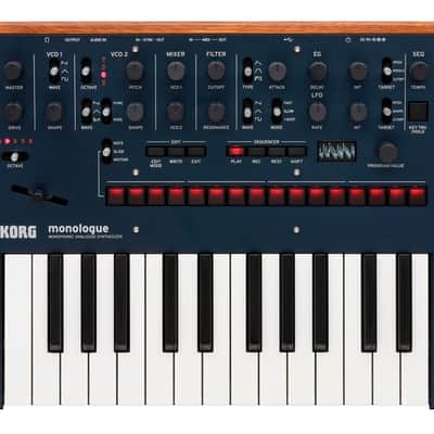 Monophonic Analog Synthesizer with Presets -Blue image 2