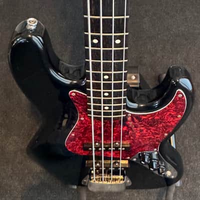 Fender Squire Made in Japan Jazz Bass 1987 - Black image 4