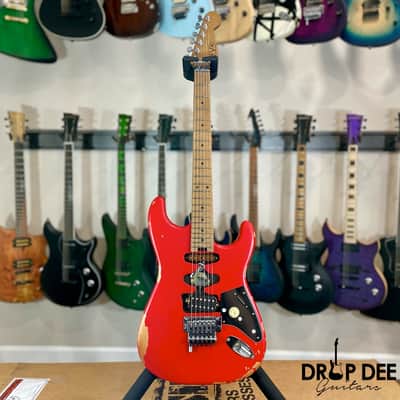 EVH Frankenstein Relic Series Electric Guitar w/ Bag - Red image 2