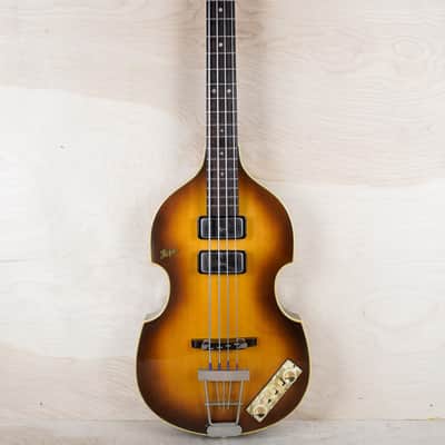 Hofner 500/1 ’61 Cavern Bass 2000 Sunburst Made in Germany Paul McCartney Style Reissue w/ Hard Case image 3