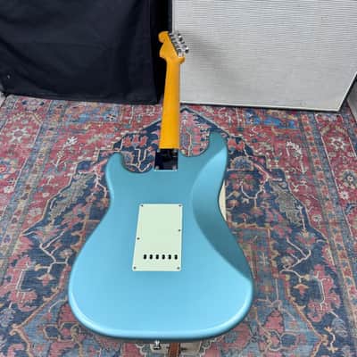 Fender Japan Exclusive Classic 60's Stratocaster Ocean Turquiose Metallic w/Tags - 2016 image 10