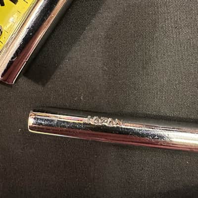 Unbranded 6" Triangle, Chrome Plated Steel, Japan Stamp, 1/4" diameter Rod - MINT image 2