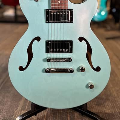 Godin Montreal Premiere HT Laguna Blue w/Godin Gig Bag USED image 2