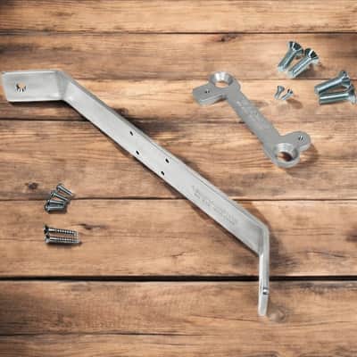 Vibramate V7 Adapter Kit for Bigsby B7 – Fits Gibson Flying V – Silver Finish – No Drilling image 4