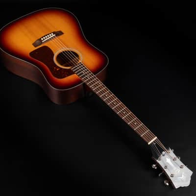 2021 Guild USA D-40 Traditional - Antique Burst Nitro | USA All Solid Dreadnought Acoustic Guitar Adirondack Red Spruce Bracing African Mahogany Back & Sides | CoA OHSC image 7