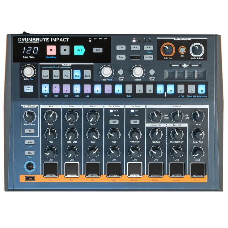Arturia DrumBrute Impact Analog Drum Machine image 1