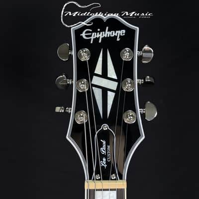Epiphone - Les Paul Custom - Limited-Edition Electric Guitar - Silver Burst Gloss Finish USED image 4