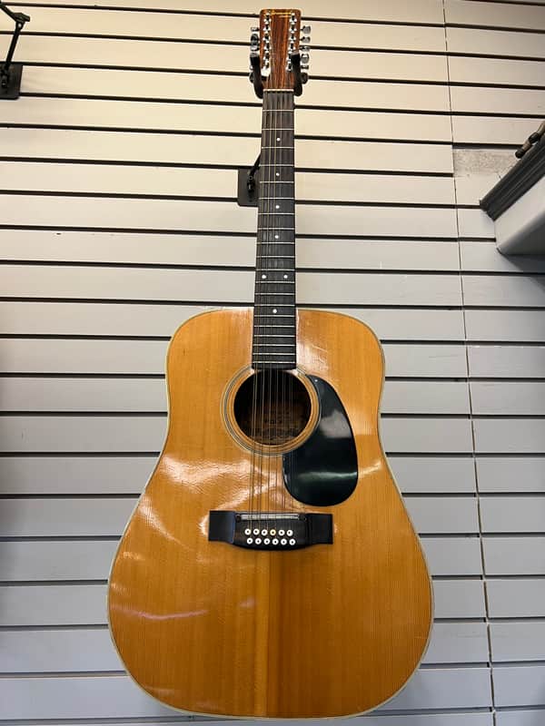 Yamaki Deluxe folk 431 12 string 1973 - Natural | Reverb