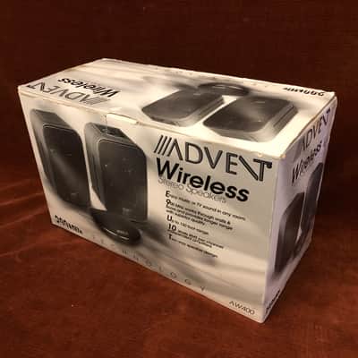 Advent AW400 Wireless Stereo Speakers Pair w/ Box & Manual image 8