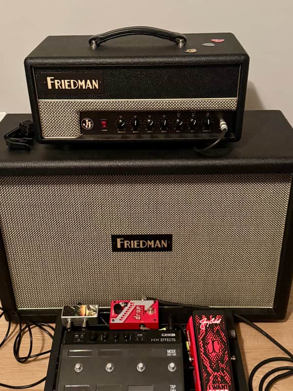 Friedman 212EXT Vintage 120-Watt 2x12" Closed-Back Guitar Speaker Cabinet 2015 - Present - Black image 1