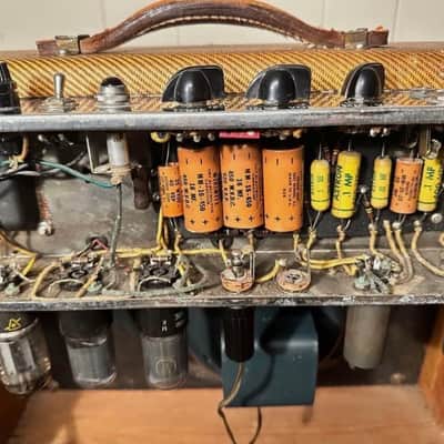 Fender Deluxe 1958 - Original Tweed Finish image 10