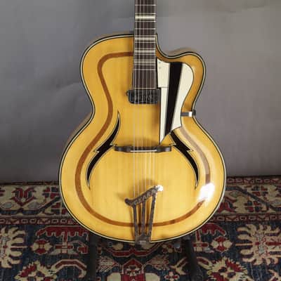 Geaka Masterbuilt Archtop 1950s Made in Germany w PU - Blonde  w/video image 1