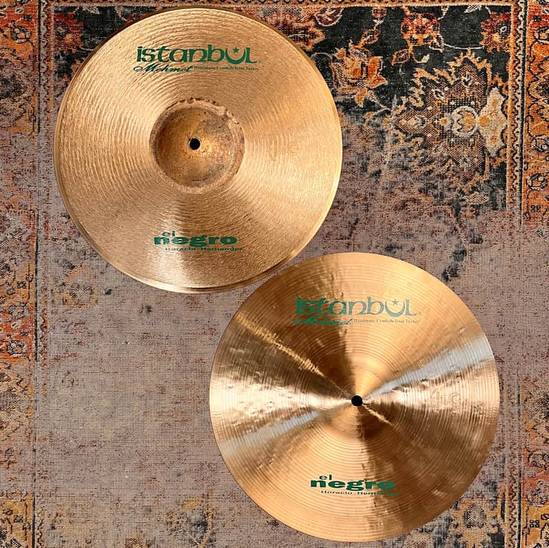 Istanbul Mehmet Horacio EL Negro Hernandez 14” Hihats BRUSHED FINISH 1064 1270 g IMMACULATE image 1
