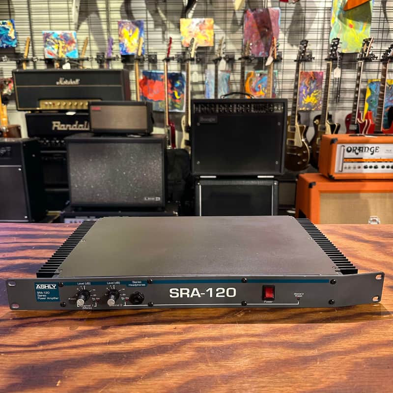 Ashly SRA-120 SS Amp 2000’s - Black image 1