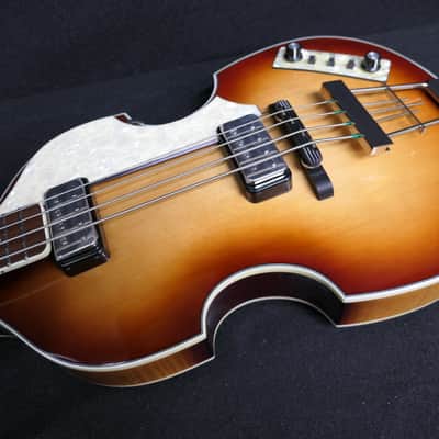 B STOCK Hofner HCT-500/1-SB Contemporary Series VIOLIN Beatle Bass Brown Sunburst Vintage Look.. image 3